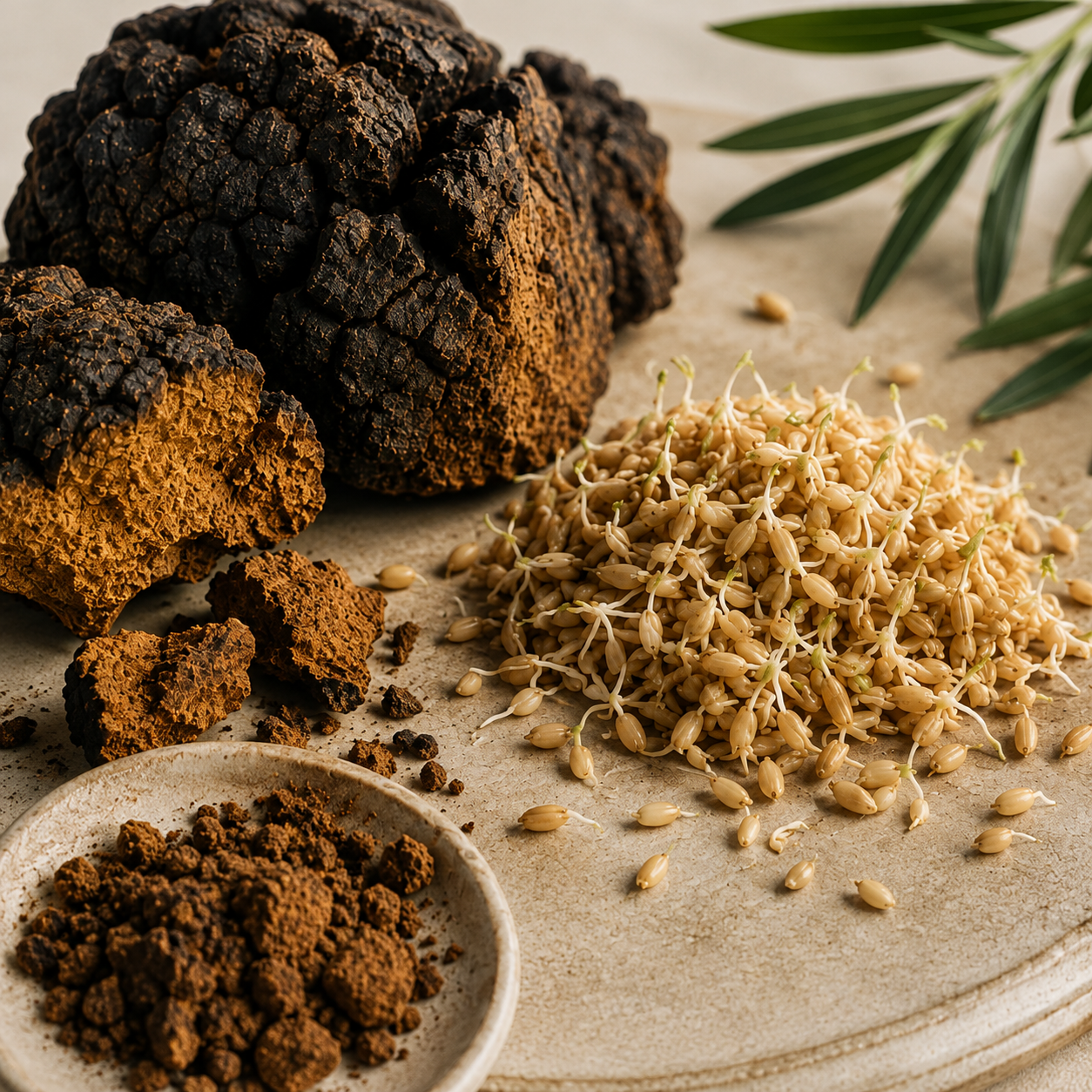 Chaga e riso integrale germogliato: una combinazione dalle interessanti proprietà biologiche
